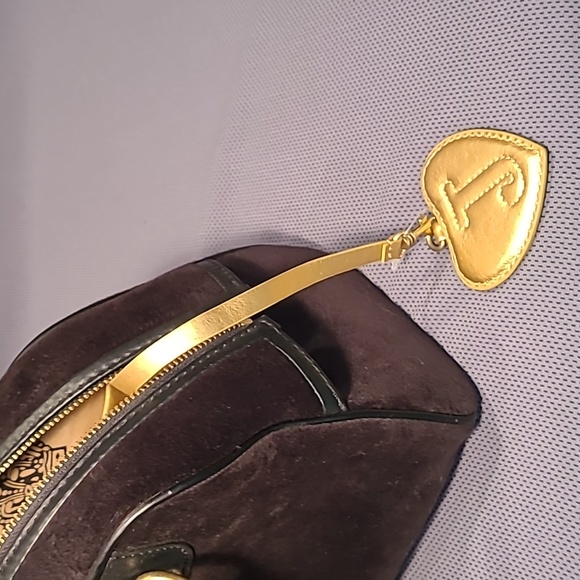 Black Royal Juicy Couture Velour Hand Bag Purse YHRU1931 - Picture 8 of 16